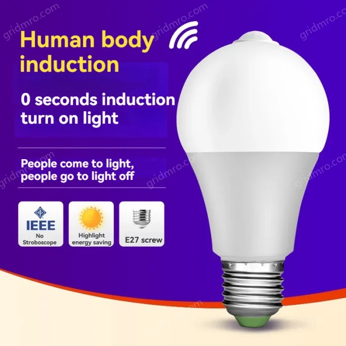 LED human body sensor light bulb-7W