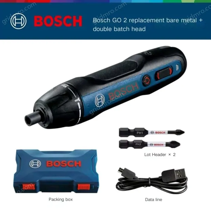 Bosch GO Gen 2 bare metal + dual bits