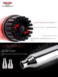 Welding torch + 1 heating core + 15 electrodes