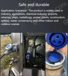 5 pole 125A receptacle + socket for exposed installation