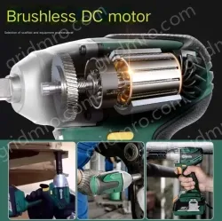 Electric wrenches 05818C - Fast Charging Version Two Batteries and One Charge Standard Package