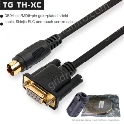 5m gold plated connectorm bag +magnetic ring TG/TH/OP-XC