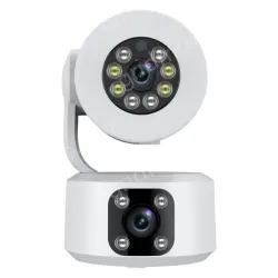 4MP-Full color night vision-Dual lens two-way voice camera