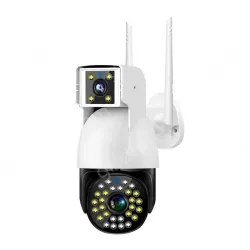 4MP-Outdoor HD Double light night vision dual lens camera