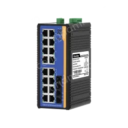 [100 Gigabit 2 Optical 16 Electric] Ring Network Management Industrial Switch