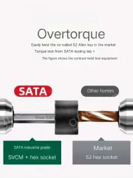 Short flat head hex wrench 3.5mm 82303